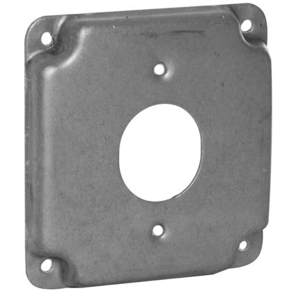 4" Square Exposed Work Cover, (1) 20A Twist Lock Receptacle