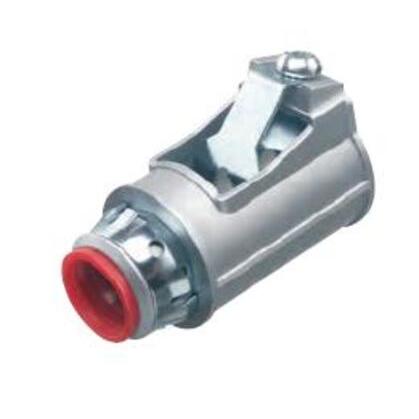 MC/AC/Flex Connector, 1/2", Insulated, Die-Cast Zinc