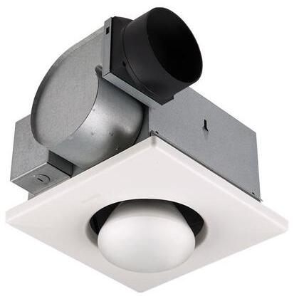 One-Bulb Heater/Fan,Broan,300 WTT,120 V,CEIL,STL HSG,2.5 AMP