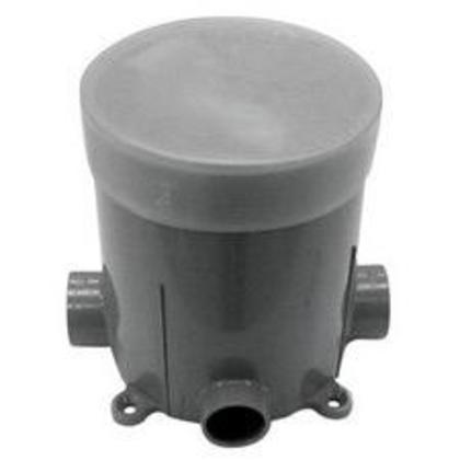 Round Floor Box, Diameter: 5", Depth: 6", Non-Metallic