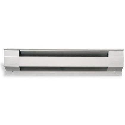 Electric Baseboard Heater, 30", 500W, 120V, White