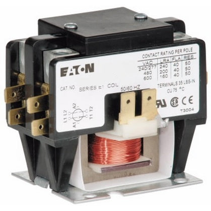Contactor, Definite Purpose, Compact, 20A, 2P, 120VAC Coil, Open