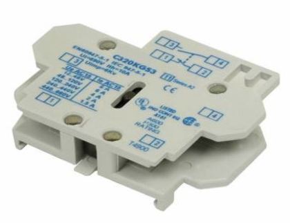 Auxiliary Contact, Freedom NEMA, 10A, 600VAC, Side Mount, 1NO/NC