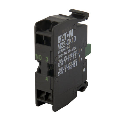 Pilot Device, 22mm, Contact Block, 1NO, M22, Front Mount