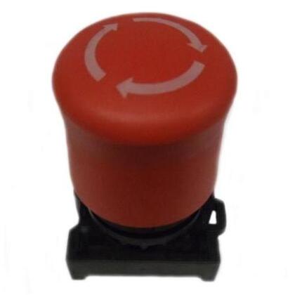 Twist-To-Release Operator, 2-Position, M22, Red Mushroom, 40mm