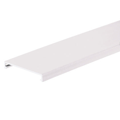 PANDUCT Wiring Duct Cover, 2" x 6', PVC, White