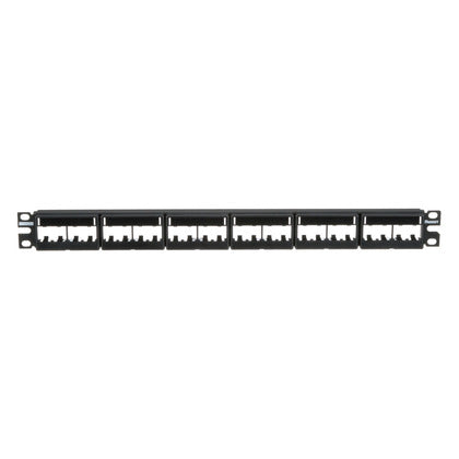 Patch Panel, 24 Port, Black