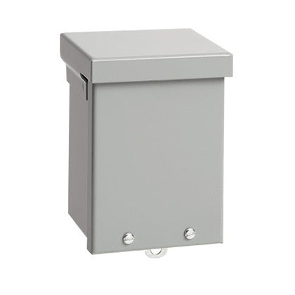 Enclosure, NEMA 3R, Screw Cover, 4" x 4" x 4", Painted, KOs
