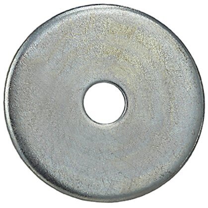 3/8" Fender Washer, Zinc Plated Steel