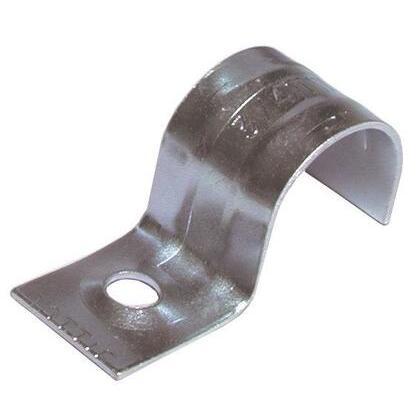 EMT Conduit Strap, 1-Hole, 3/4", Steel