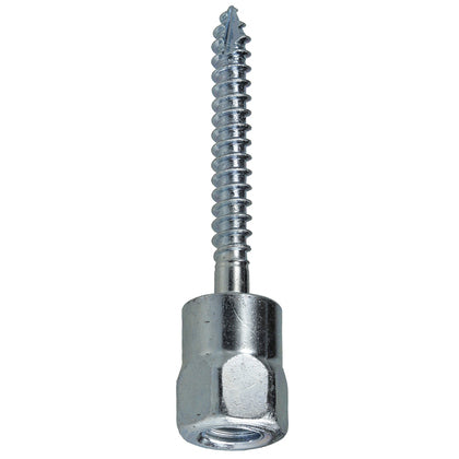 Threaded Rod Hanger, Wood Drilling, Bottom Mount (Vertical), For 1/4" Rod