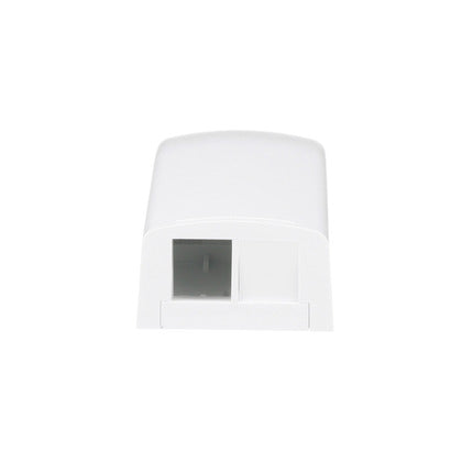 Multimedia Outlet Housing, NetKey, Surface, White, 2-Ports
