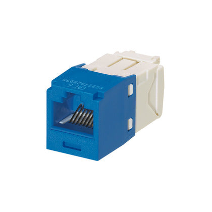 Snap In Connector, Mini-Com, TX6 PLUS UTP, Cat 6, Blue