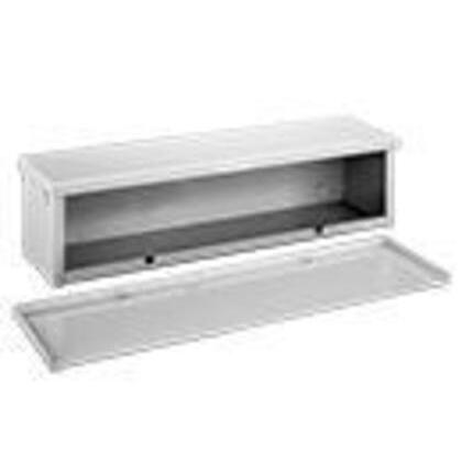Wiring Trough, Type 3R, Screw Cover, 6" x 6" x 24", Gray, No KOs