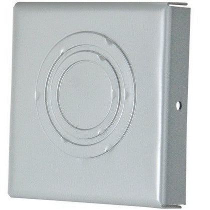 Wireway Closure Plate, 6" x 6", Type 1, Gray, KOs