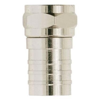 RG-6 F Hex Crimp Connector, 50/Card