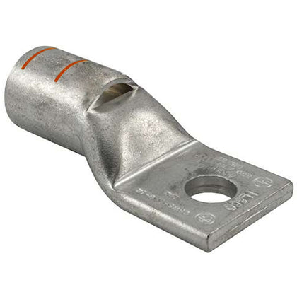 Compression Lug, 1-Hole, Copper, 3/0 AWG, 3/8" Stud Size
