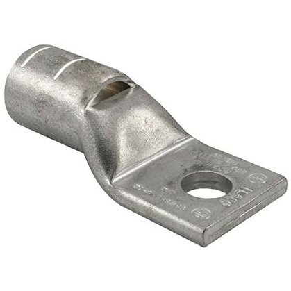 Compression Lug, 1-Hole, Copper, 3 AWG, 3/8" Stud Size