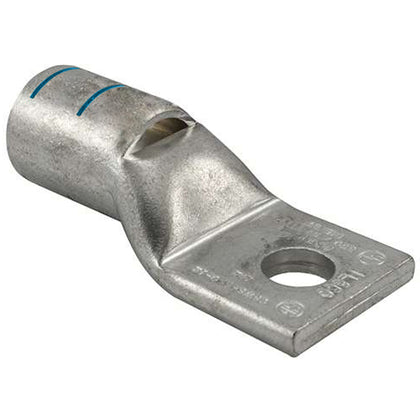 Compression Lug, 1-Hole, Copper, 6 AWG, 1/4" Stud Size