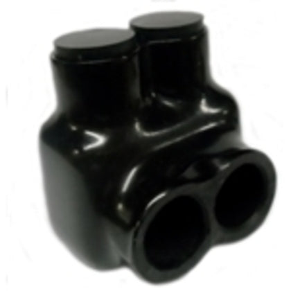 Multi-Tap Connector, 2 Port, 1 Side Entry, 6 to 3/0 AWG, AL/CU