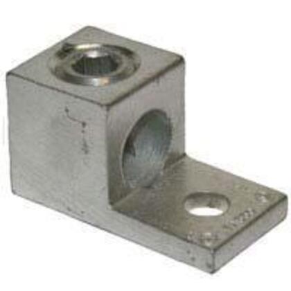 Mechanical Lug, 1-Hole, Aluminum, (1) 14 - 2/0 AWG CU/AL, 1/4" Stud Size
