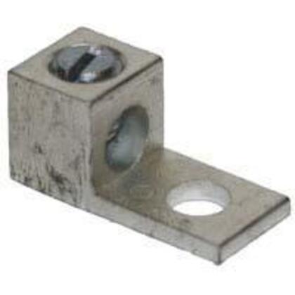 Mechanical Lug, 1-Hole, (1) 14 - 4 AWG CU/AL, 1/4" Stud Size, Aluminum