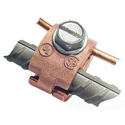Rebar Ground Clamp, 5/8", 6 to 2/0 AWG, Bronze