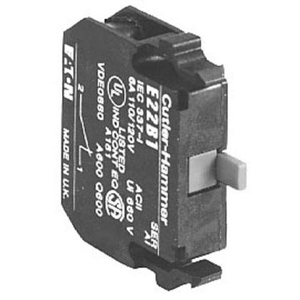 Pilot Device, 22mm Contact Block, 1 N.O., E22, Front Mount