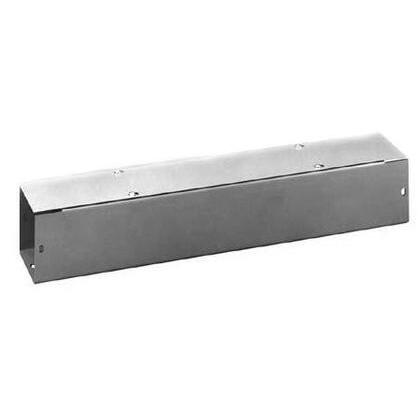 Wireway, Type 1, Screw Cover, 6" x 6" x 24", Steel, Gray, No KOs