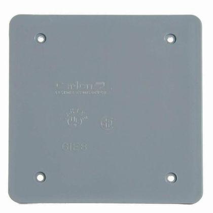 Weatherproof Cover, Blank, 2-Gang, Non-Metallic