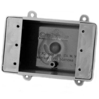 Weatherproof Box, 1 Gang, No Outlets, 2-3/4" Deep, Non-Metallic