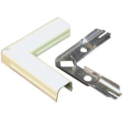 Raceway 90° Flat Elbow, 500 Series, Steel, Ivory