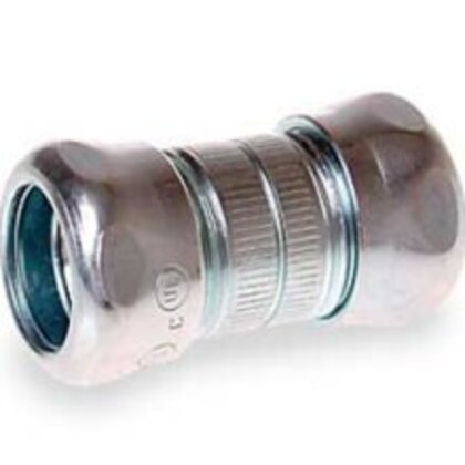EMT Compression Coupling, Steel, 1 inch
