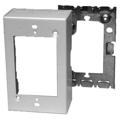 Flush Type Extension Adapter, 1-Gang, 500/700 Series, White