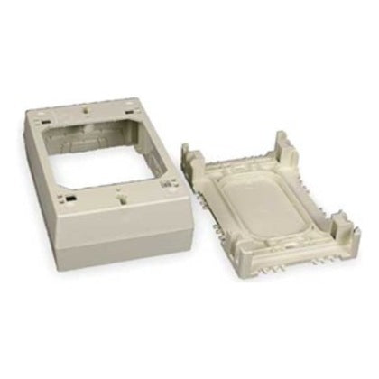 Device Box, 1-Gang, 2300 Series Raceway, White
