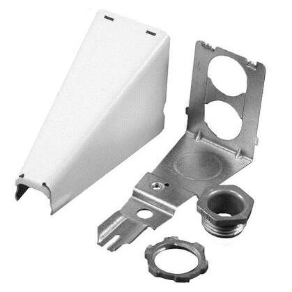 Raceway Adjustable Offset Connector, Ivory, 500/700 Series