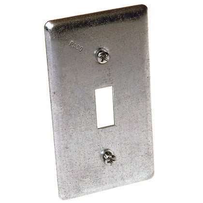 Handy Box Cover, Toggle Switch Type, Drawn, Metallic