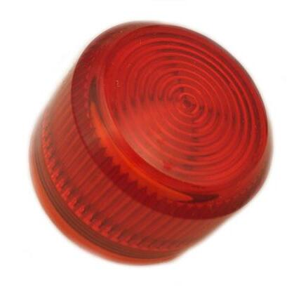 Pilot Device, 30mm, Lens, Red, Plastic, Indicator