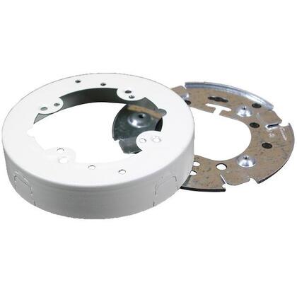 4-3/4" Round Extension Box, Open Base, 500/700 Series Raceway, Ivory