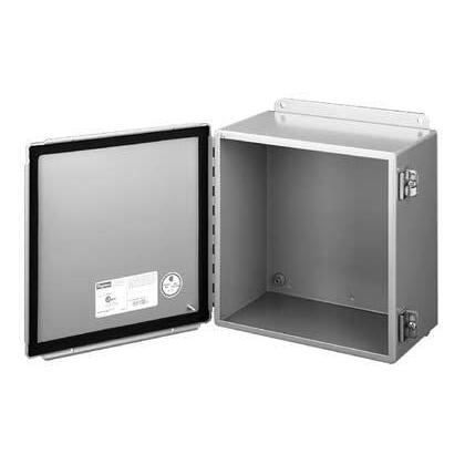 Junction Box, NEMA 12, Hinged Cover, 12" x 12" x 6"