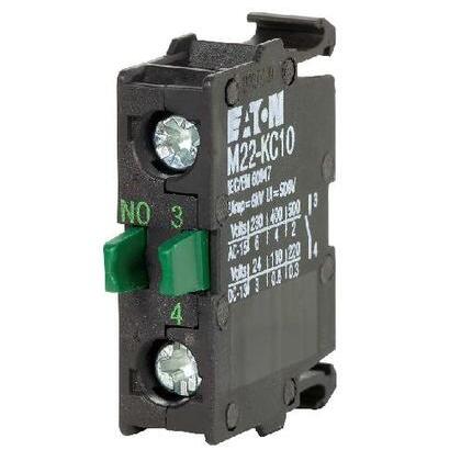 Contact Block, 22.5mm, 1NO, Base Mount, M22, 600V Rated