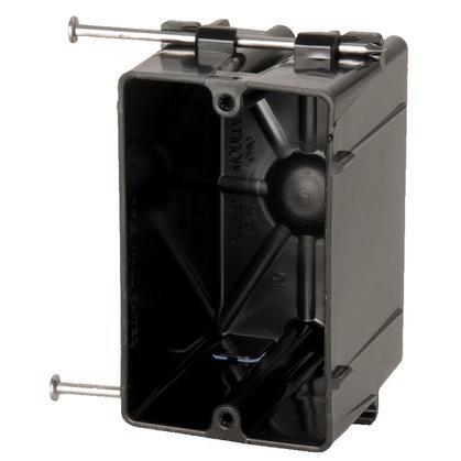 Single Gang Electrical Box, NW, Black