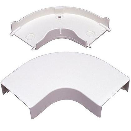 PN03 Raceway Flat Elbow, White