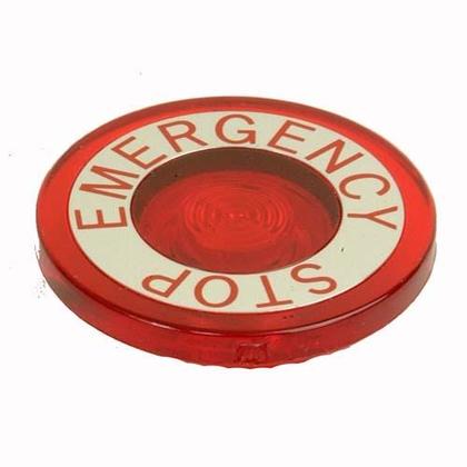 Push Button, 30mm, Push-Pull, Red, Lens, 40mm, EMERG. STOP