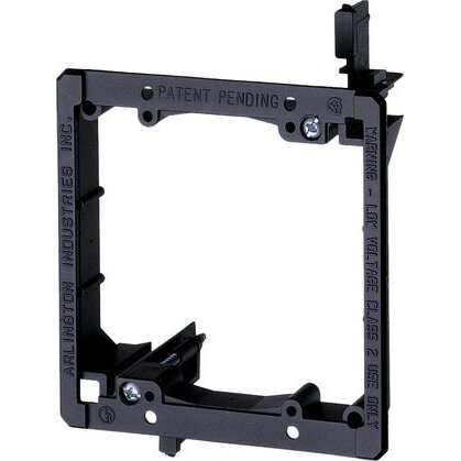 Mounting Bracket, 2-Gang, Low Voltage, Non-Metallic