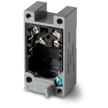 Limit Switch Receptacle, 1P, 600VAC Rated, Heavy Duty, (E50)