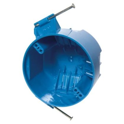 4" Round Ceiling Box, Nail-On, 2-1/4" Deep, Non-Metallic