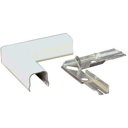 Raceway 90° Flat Elbow, 700 Series, Steel, Ivory