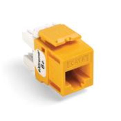 Snap-In Connector, Quickport, eXtreme 6+, CAT 6, Yellow