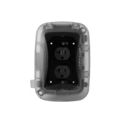 Weatherproof In-Use Cover, 1 Gang, Multiple Insert Type, 2-3/4" Deep, Non-Metallic